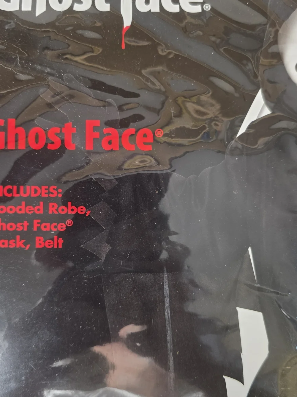 Spirit Ghost Face Toddler Costume in Black and White - Picture 2 of 8